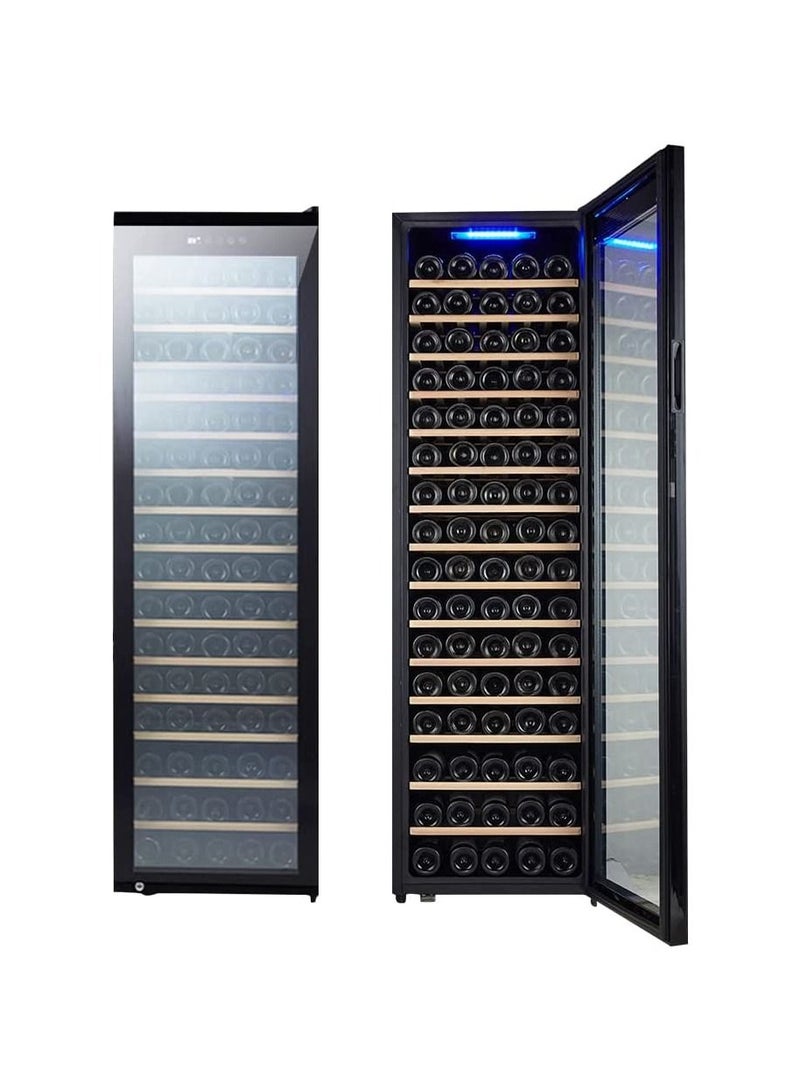 Cool Baby 110 Bottle Electronic Thermostatic Wine Storage Cabinet Mini Beverage Wine Cooler Refrigerator For Home Bar Office Energy Efficient and Super Quiet - Image 1