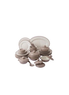 40 Pieces Melamine Dinner Set  - Modern Design Suitable For Daily Use  - A safe And Healthy Product That is Free of BPA  - Made of High Quality Melamine  - Safe For Use in The Dishwasher  - Safe to Use in The Microwave - pzsku/ZE03135C6294A2DC9226CZ/45/_/1738156775/2cbea035-14c4-4565-b926-7512b859ad88