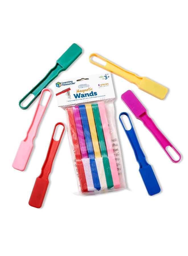 Learning Resources Primary Science Magnetic Wands, Set Of 6 Vibrant Colours, Perfect For Early Exploration And Stem Learning, Ideal For Little Hands, Ages 3+ - Image 1
