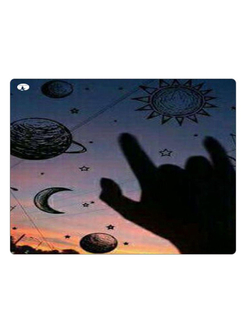 RKN Printed Anti-Slip Gaming Mouse Pad Multicolour