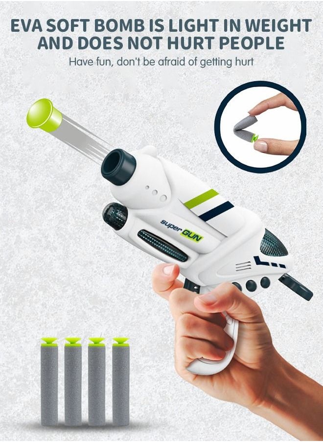 GROIC - Toy Gun Soft Bullet Gun Space-themed Soft Ball Blaster Pistol Toy Light Music Gun Toys EVA Bullets Shooting Games Educational Toy Model Kids Gifts - Image 1