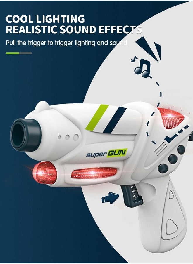 GROIC - Toy Gun Soft Bullet Gun Space-themed Soft Ball Blaster Pistol Toy Light Music Gun Toys EVA Bullets Shooting Games Educational Toy Model Kids Gifts - Image 1