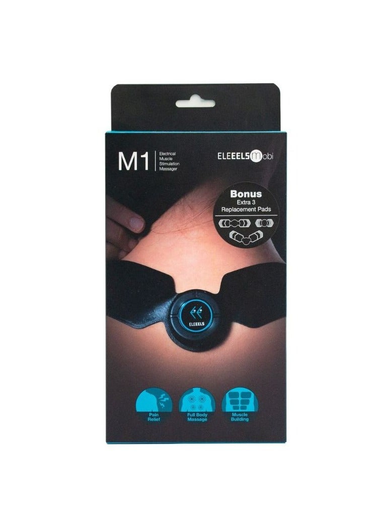 ELEEELS M1 Full Body EMS Massager, 5 Massage Modes With 10 Power Levels Compact And Wireless USB-C Charging Socket- Black - Image 1