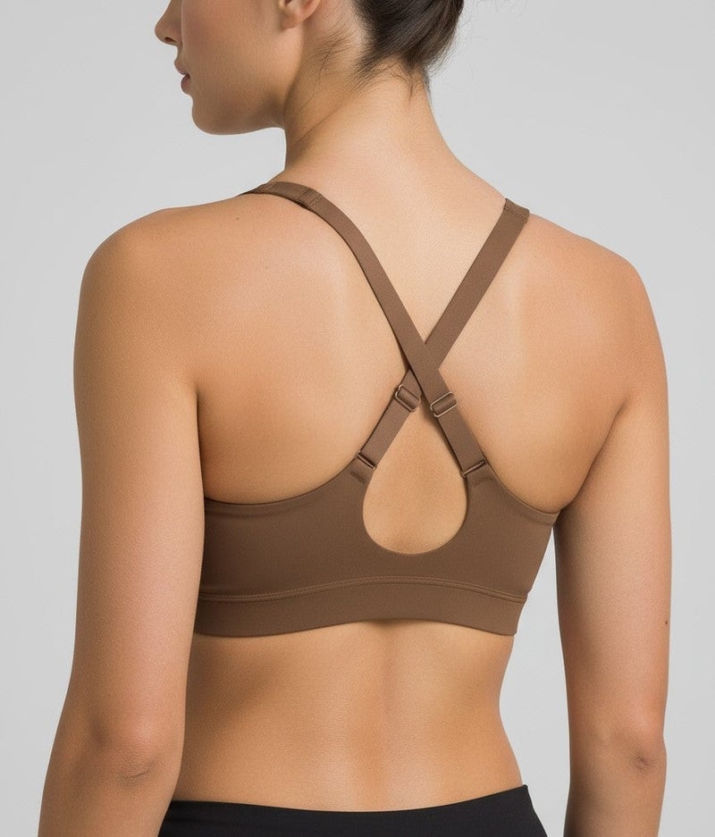 ANTA Lycra™ Cross-Back Training Bra | Women’s Medium Support Sports Bra - Image 1