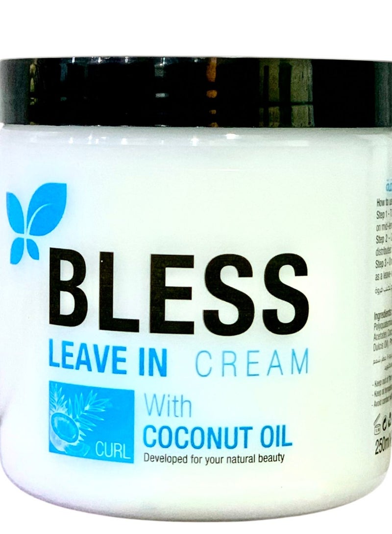 بليس  كريم ليف إن بزيت جوز الهند - 250 مل