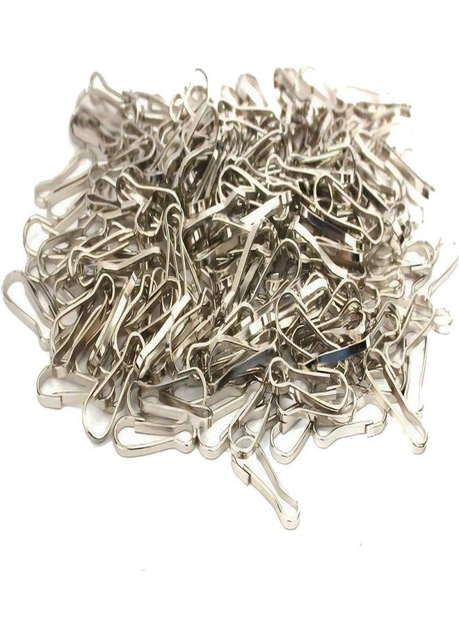 AKIRO 200Pcs Durable Metal Lanyard Hooks DIY Jewelry Basics Hooks Zipper Pull Id Card - Image 3