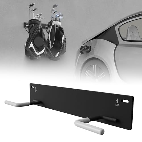 Chenteel Golf Bag Wall Mount Rack for Garage Black Steel 1 Pack Easy Install OfftheFloor Storage - Image 1