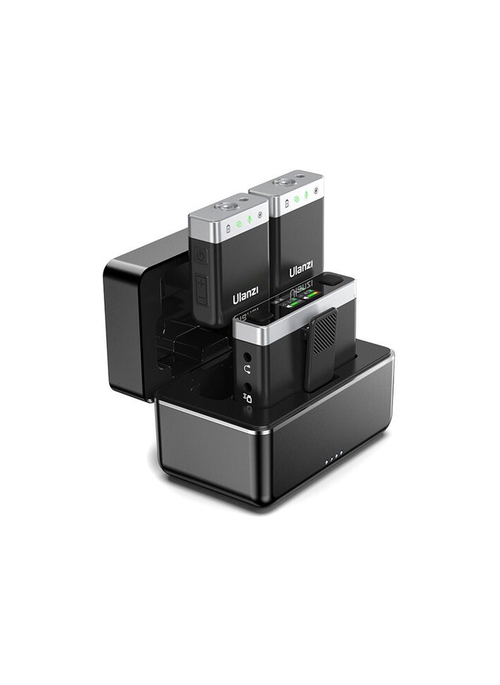 Ulanzi AM18 2-Person Wireless Microphone System for Cameras and Mobile Devices