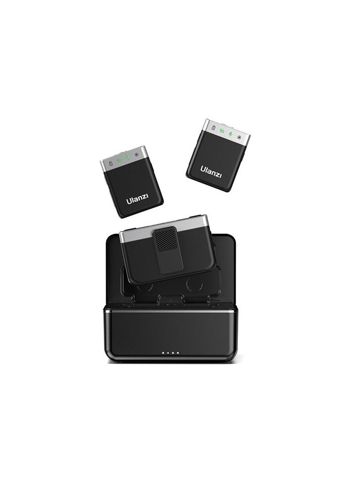 Ulanzi AM18 2-Person Wireless Microphone System for Cameras and Mobile Devices