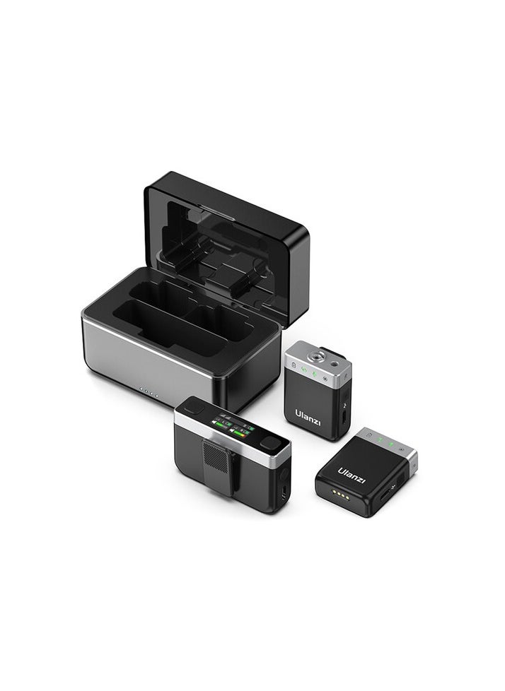 Ulanzi AM18 2-Person Wireless Microphone System for Cameras and Mobile Devices
