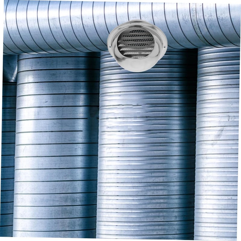 Uonlytech Stainless Steel Windproof Vent Cover for Kitchen Fans and Dryers Breathable Design Resistant Stainless Steel Easy to Install for Indoor and Outdoor Use - Image 5