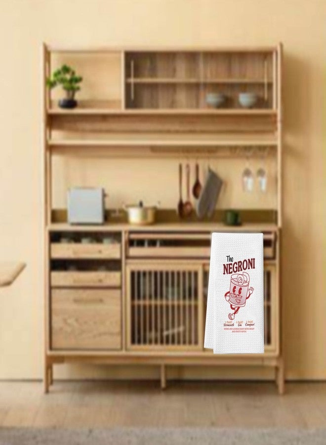 WCGXKO Negroni Cocktail Lover Negroni Recipe Kitchen Towel Italian Cocktail Gift Bachelorette Gift (The Negroni Towel) - Image 5