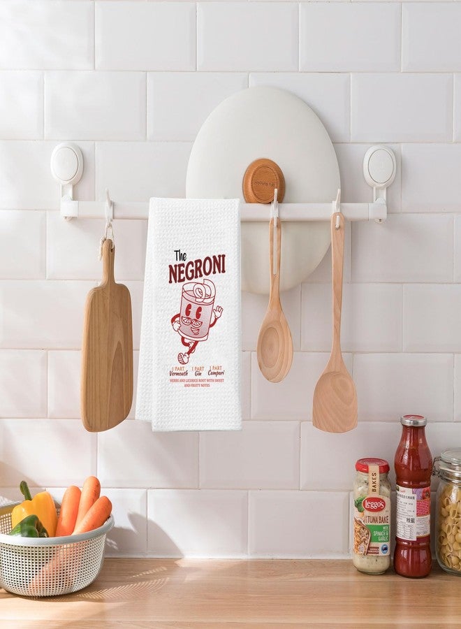 WCGXKO Negroni Cocktail Lover Negroni Recipe Kitchen Towel Italian Cocktail Gift Bachelorette Gift (The Negroni Towel) - Image 4