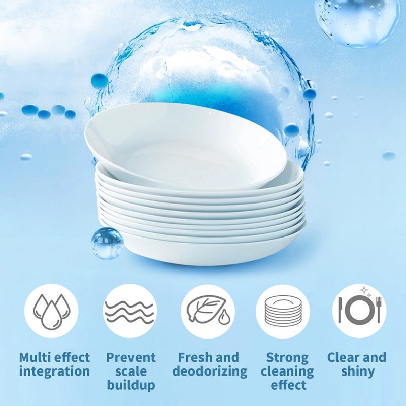 LULUGLITTER Daily Use Dishwasher Tablet 24 Pack Deep Cleaning Descaler for Dish Washer Machine Heavy Duty Limescale Remover - Image 4