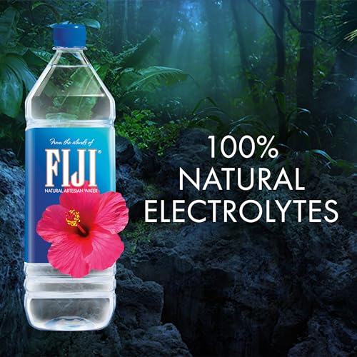 FIJI Natural Artesian Bottled Water 1.5 Liters / 50.7 Fl Ounce (Pack of 12) - 100% Natural Electrolytes - Image 4