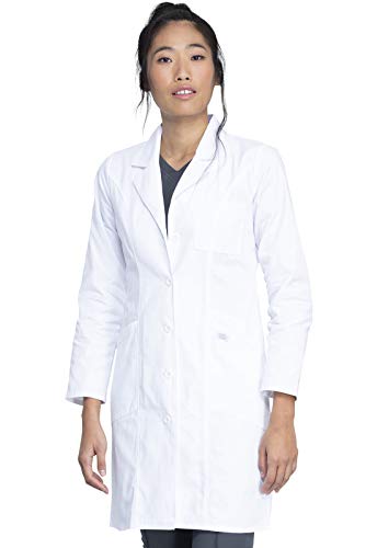 Dickies Womens Professional Whites 37 Medical Lab Coat White Small US