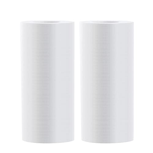 Seneme (2 Pack / 8 in x 50 yd Roll) Water Soluble Stabilizer for Embroidery Topping Film, Seneme 35um Clear Embroidery Stabilizers - Wash Away Embroidery Stabilizer for Machine Embroidery Stabilizer - Image 1