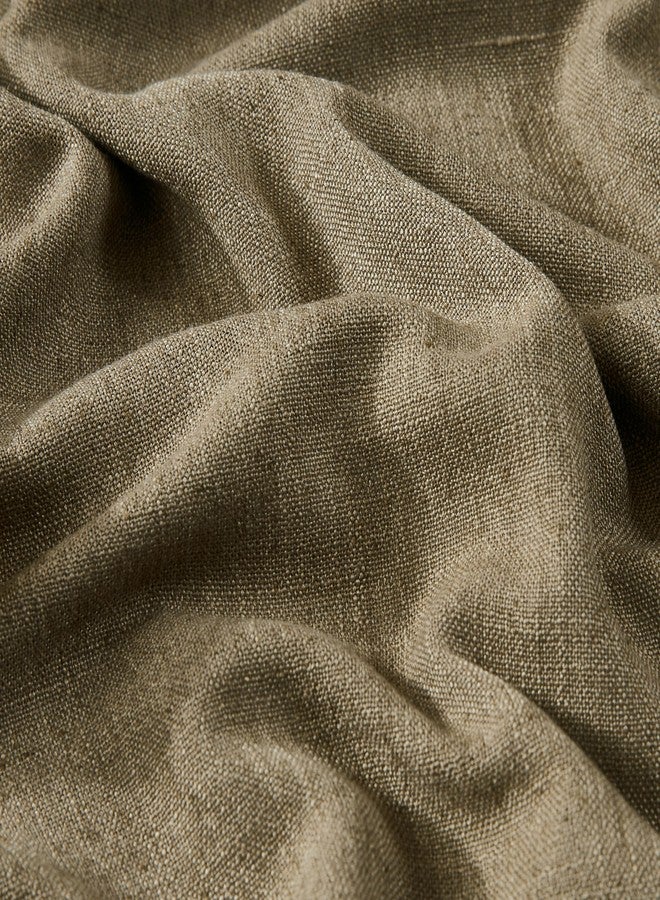 Vision Home Brown Pinch Pleated Full Blackout Curtains Linen Blended Room Darkening Window Curtains 72 inch for Living Room Bedroom Thermal Insulated Pinch Pleat Drapes with Hooks 2 Panel 40" Wx72 L - Image 5