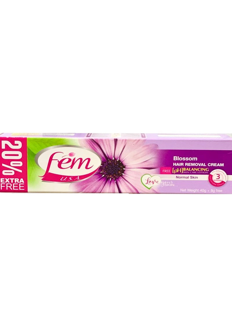fem Fem Blossom Hair Removal Cream Skin Care Lotion Normal Skin - 108 Gm - Image 1