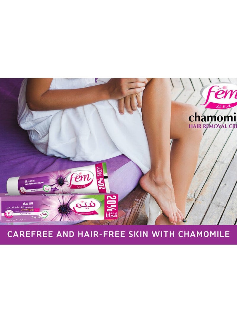 fem Fem Blossom Hair Removal Cream Skin Care Lotion Normal Skin - 108 Gm - Image 3