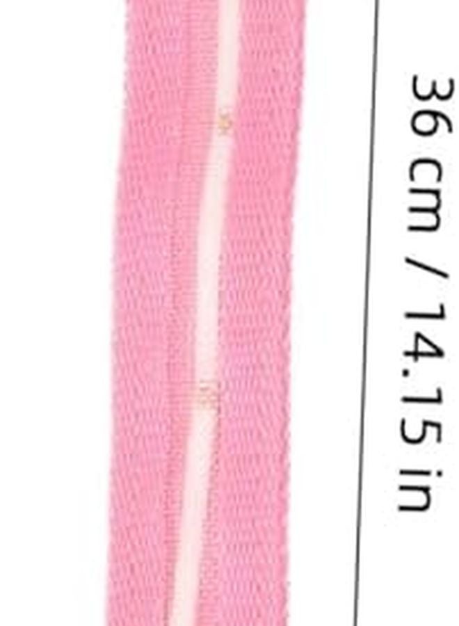 سوار ذراع LED وردي مضيء قابل للتعديل مع عاكس للجري الليلي - Image 3