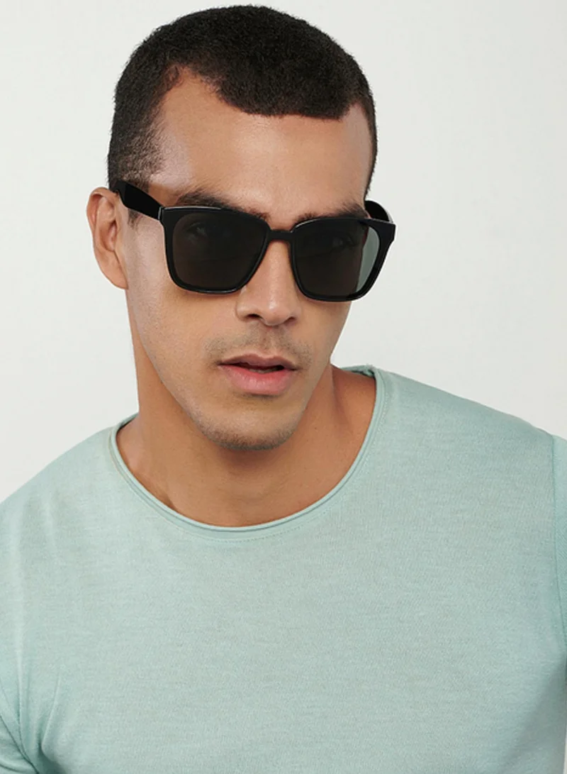 VINCENT CHASE Vincent Chase By Lenskart | Havana Full Rim Square Branded Latest and Stylish Sunglasses | Polarized and 100% UV Protected | For Men & Women | Large | VC S14526