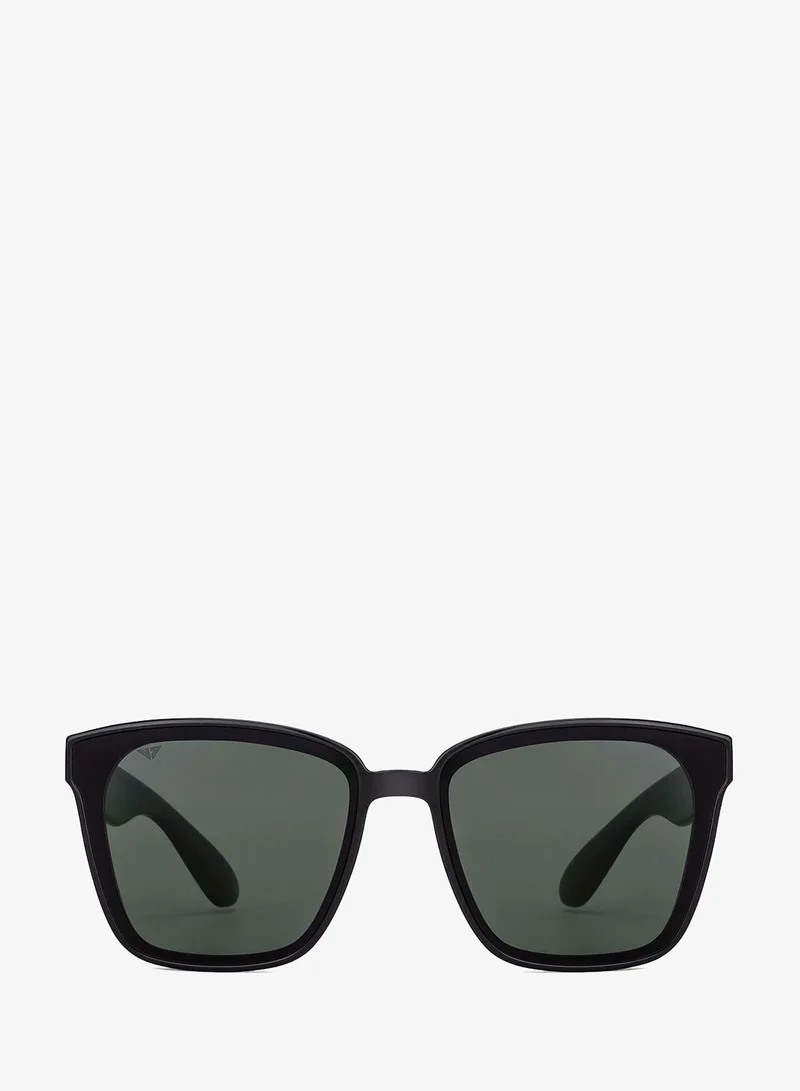VINCENT CHASE Vincent Chase By Lenskart | Havana Full Rim Square Branded Latest and Stylish Sunglasses | Polarized and 100% UV Protected | For Men & Women | Large | VC S14526