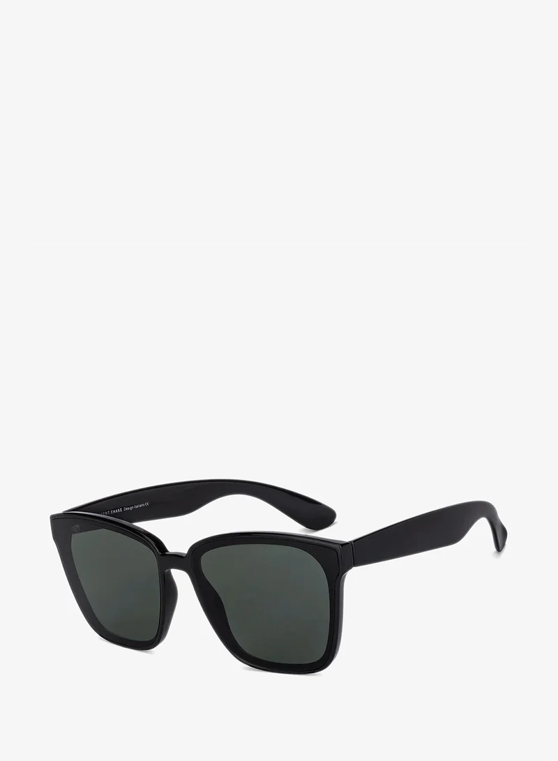 VINCENT CHASE Vincent Chase By Lenskart | Havana Full Rim Square Branded Latest and Stylish Sunglasses | Polarized and 100% UV Protected | For Men & Women | Large | VC S14526