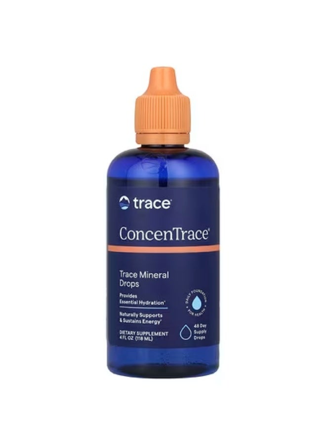 تراس مينيرالز Trace, ConcenTrace®، قطرات معدنية ضئيلة، 4 أونصة سائلة (118 مل)