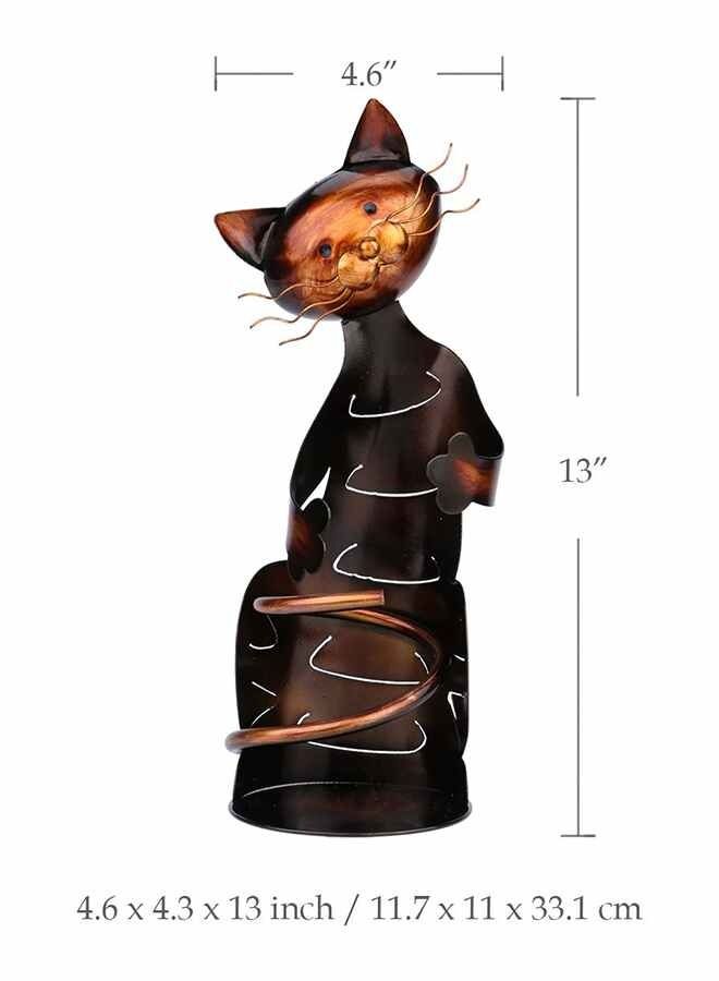 Cat bottle Holder Decorative Figure  - Image 3
