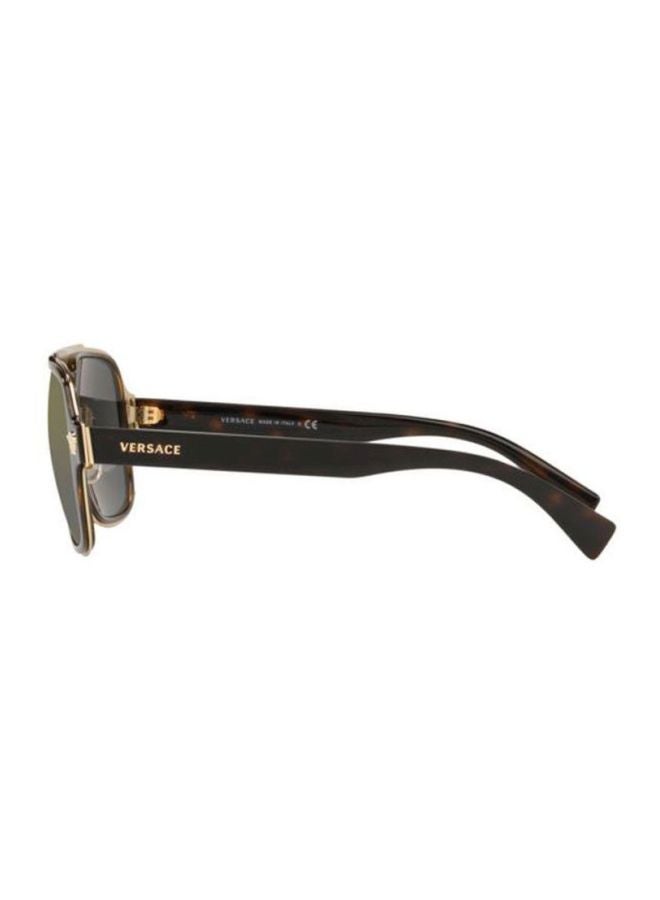 VERSACE Men UV-Protected Pilot Sunglasses - Lens Size: 56 mm - Image 3