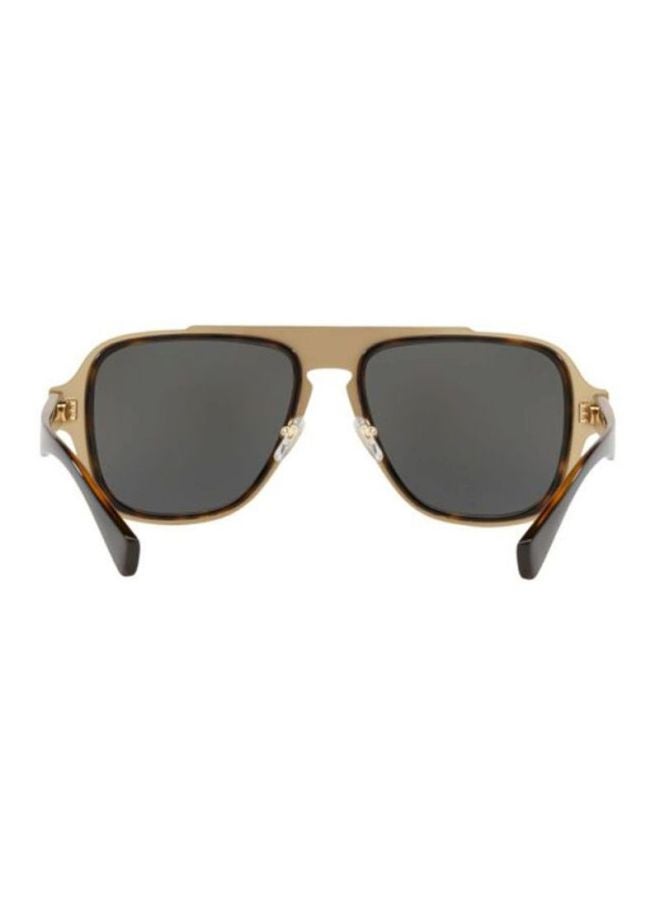 VERSACE Men UV-Protected Pilot Sunglasses - Lens Size: 56 mm - Image 4