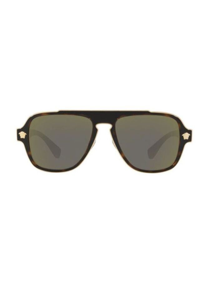 VERSACE Men UV-Protected Pilot Sunglasses - Lens Size: 56 mm - Image 1