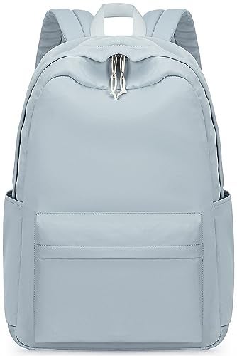 LOIDOU Backpack for Girls School Backpacks Bookbags for Elementary Middle School Women Laptop Backpacks Blue Grey L17 - Image 1