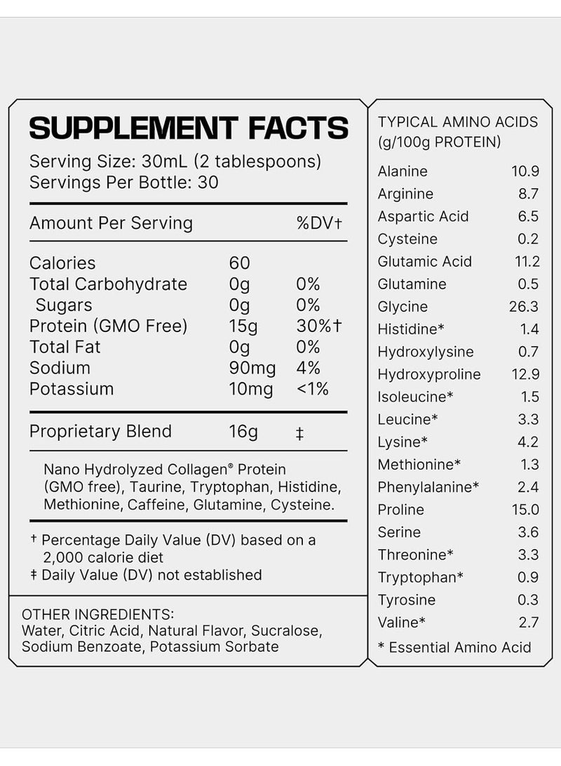 Frog Fuel Power Regular Protein Shot, 15g Protein Nano-Hydrolyzed Grass Fed Collagen, Post Workout, Gluten Free, Fat & Sugar Free, 22 Amino Acids, 0 Carbs, Berry, 1 oz Packets, 24 Pack - Image 2