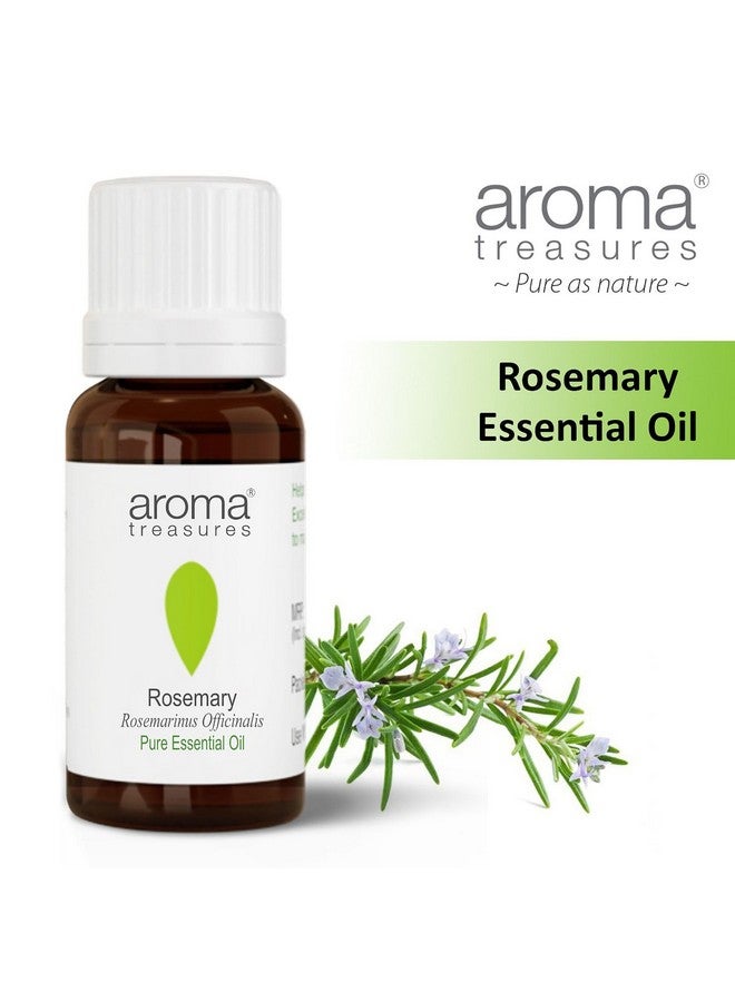 Aroma Treasures Rosemary Essential Oil For Hair Growth, Skin & Aromatherapy 10Ml | 100% Pure Essential Oil - Image 2