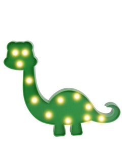 Dinosaur Marquee LED Night Light Green 31.5cm