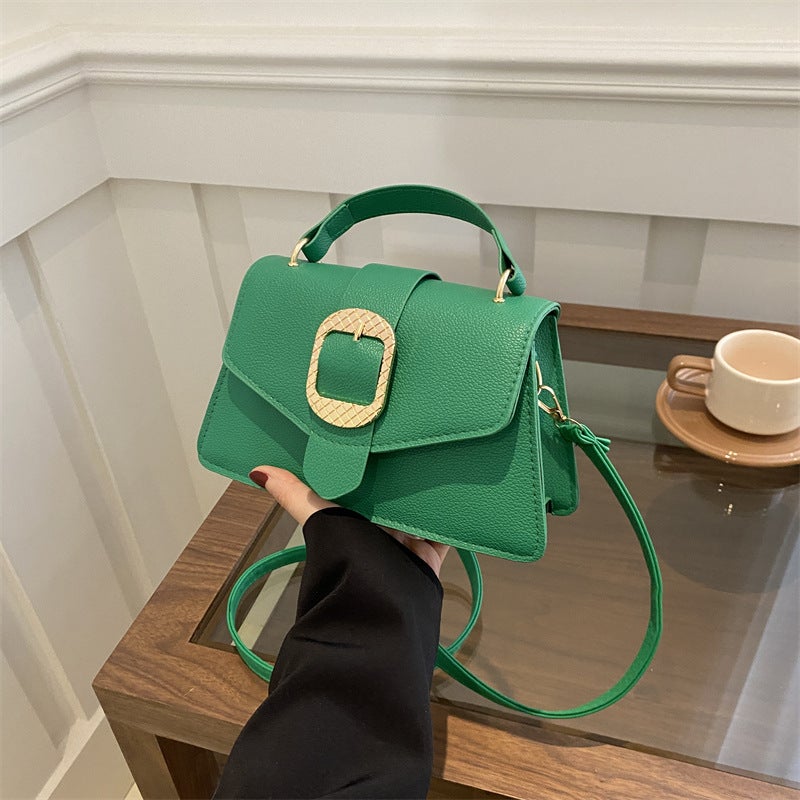 Niche Design Retro Bag For Women Summer Fashion Handheld Small Square Bag Texture Versatile Crossbody Bag - Image 3