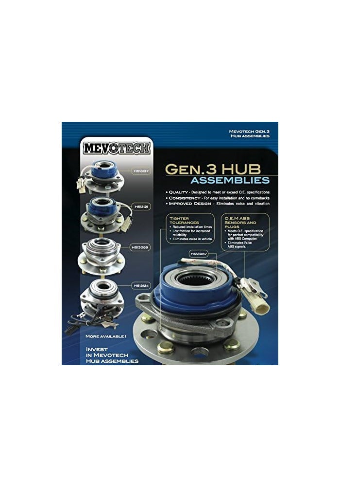Mevotech H513236 Wheel Bearing and Hub Assembly - Image 3
