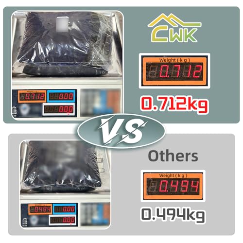 CWK 6FT Waterproof Stretch Spandex Table Cover for Rectangular Tables - Elastic Fitted Tablecloth for Folding Tables,Wrinkle Resistant Table Cloth for Parties, Weddings, Banquets & Events (Black) - Image 2