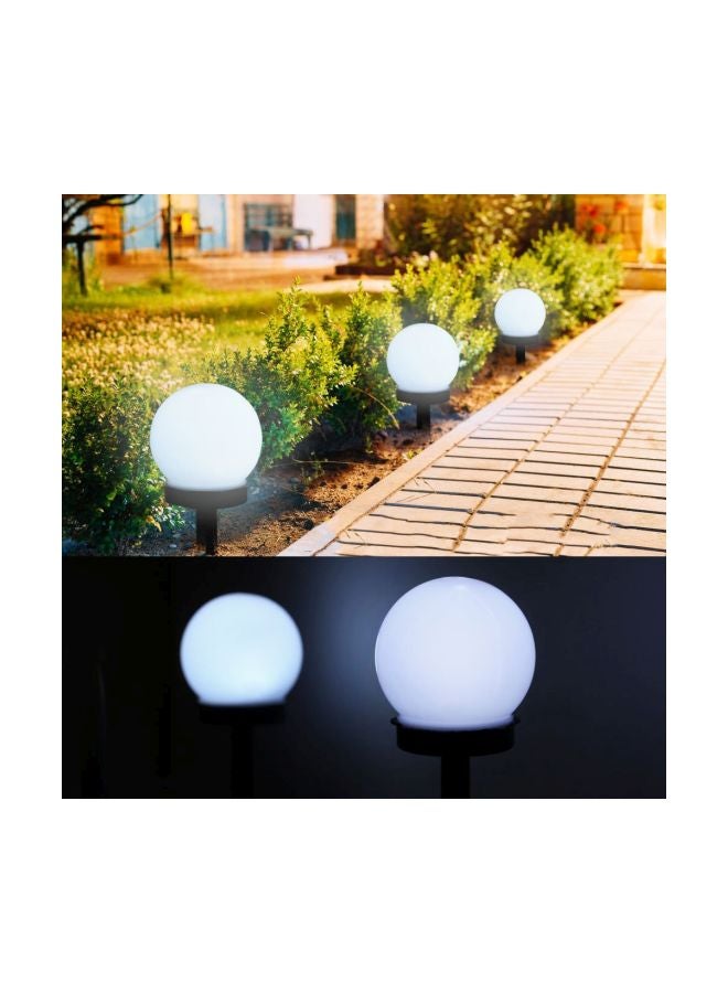 Loquat 2-Piece Solar Energy Powered LED Bulb Lamp Set Cold White 20cm - Image 4