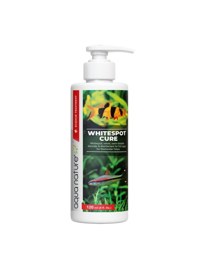 AquaNature WhiteSpot Cure Disease Treatment 120ml - Image 1
