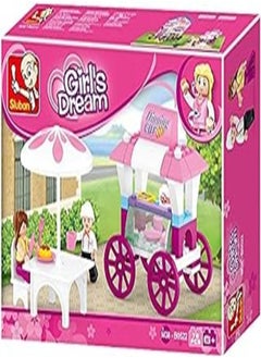 Sluban Sluban "Girls Dream" Snack carriage Building kit (78 -Piece) 