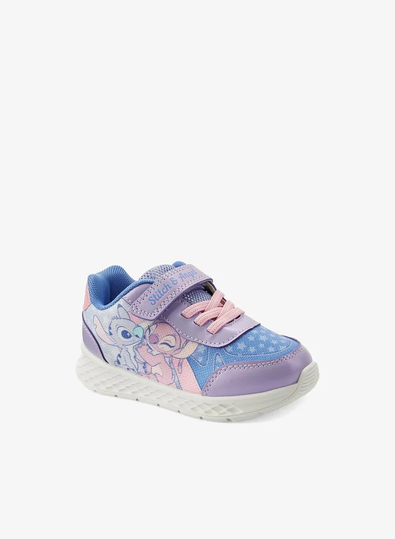 Disney Disney Girls Stitch and Angle Print Ankle Sneakers