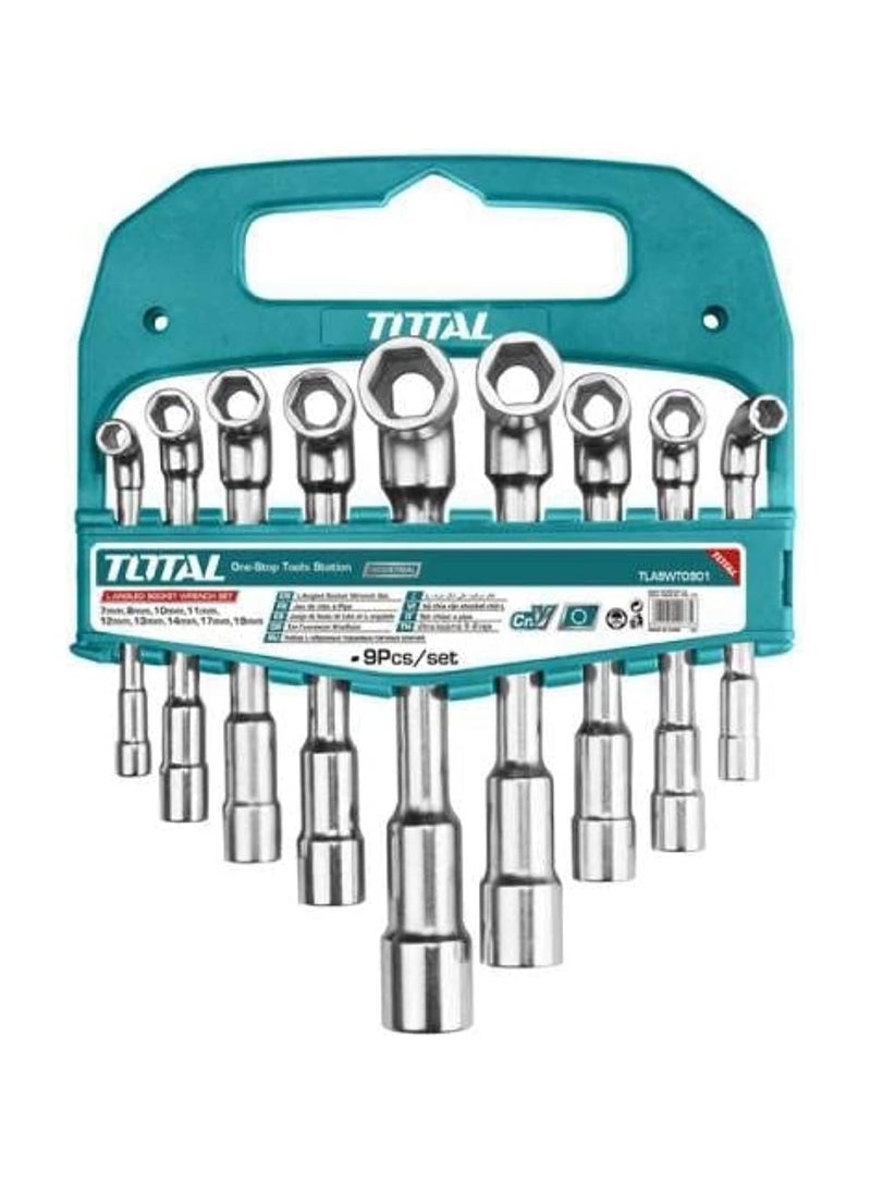 TOTAL L-angled socket wrench set 9 PCS