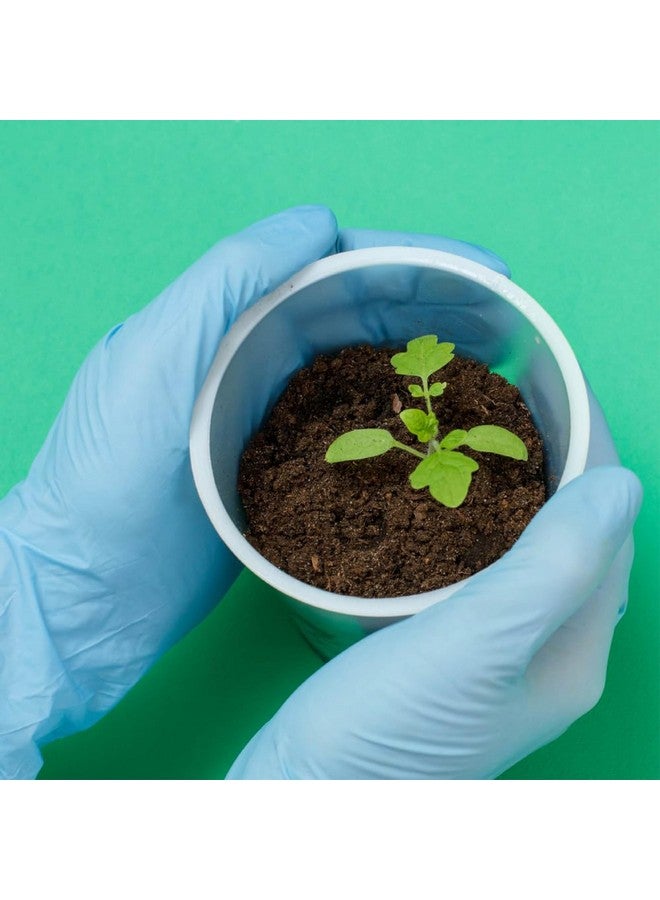 فوربرو بروفيشنال كوليكشن قفازات النتريل للاستخدام مرة واحدة من مجموعة فوربرو الاحترافية، مقاومة للمواد الكيميائية، خالية من البودرة، خالية من اللاتكس، غير معقمة، آمنة للطعام، 4 مل، أزرق، متوسط، 100 قطعة - Image 4