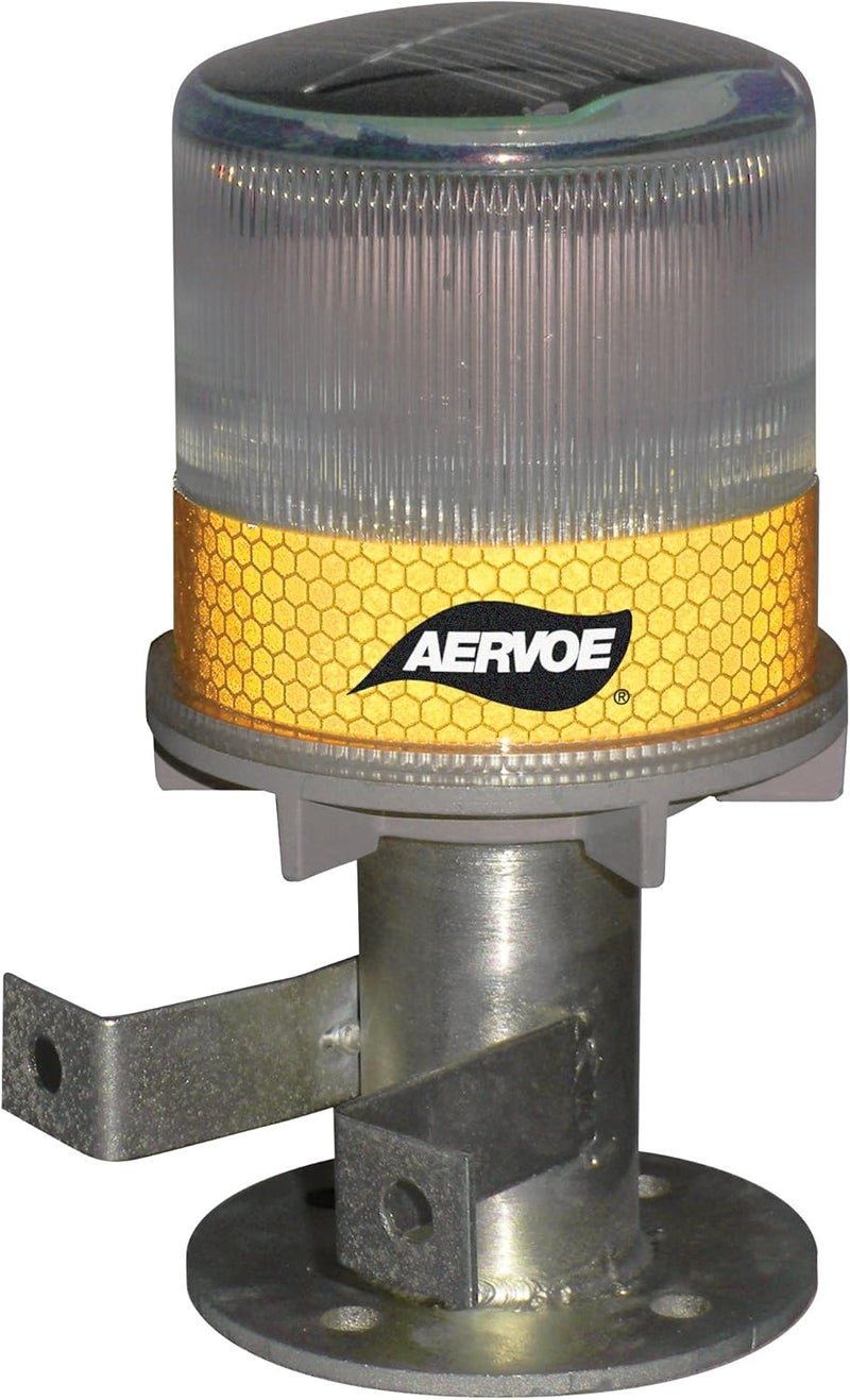 Aervoe Solar Strobe/Signal Light - Yellow - Image 1