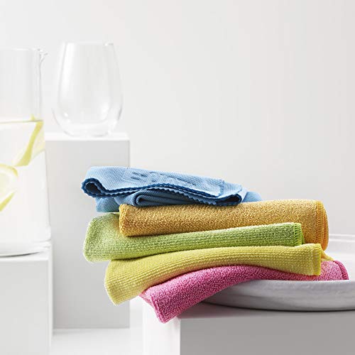 E-Cloth Microfiber Cloth 4-Pack, World's Leading Premium Microfiber Cleaning Cloth, Twice as Durable as Competition, 1 Year Guarantee, Ideal for Kitchen, Countertops, Sinks, and Bathrooms, Assorted - Image 5