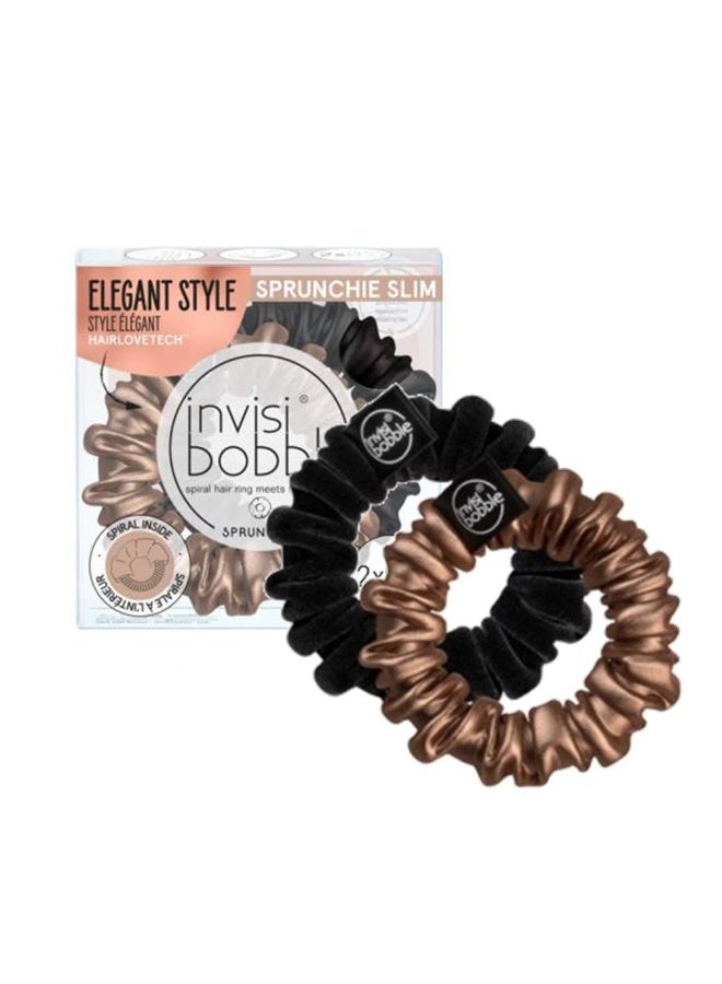 Invisibobble Sprunchie Slim True Golden x2 - Image 3