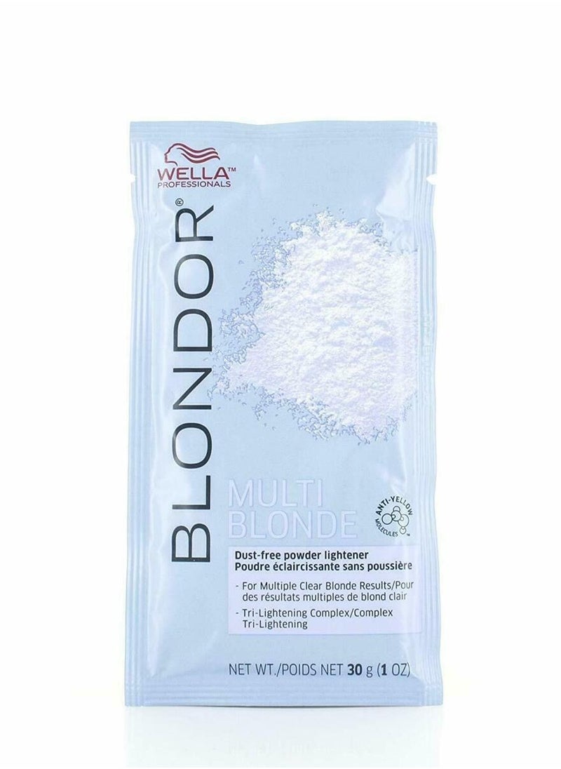 WELLA PROFESSIONAL - Wella Blondor Multi Blonde Powder Sachet 20x10g - Image 1